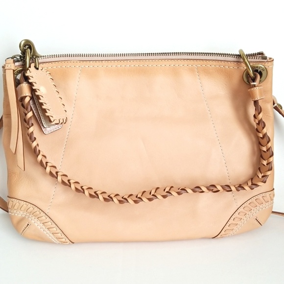 Coach Poppy Vachetta   Whipstitch Crossbody Bag - Picture 3 of 7